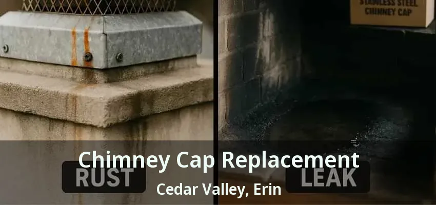 Chimney Cap Replacement Cedar Valley, Erin - ON Chimney Cap Replacement Cedar Valley, Erin - ON