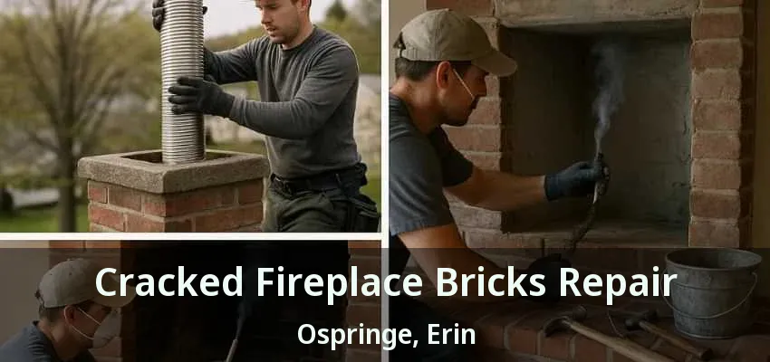 Cracked Fireplace Bricks Repair Ospringe, Erin - ON