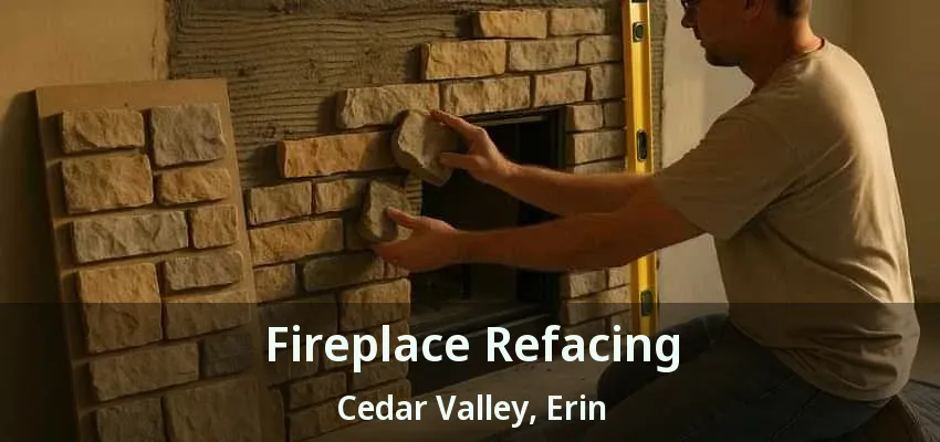 Fireplace Refacing Cedar Valley, Erin - ON