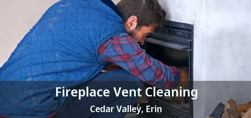 Fireplace Vent Cleaning Cedar Valley, Erin - ON