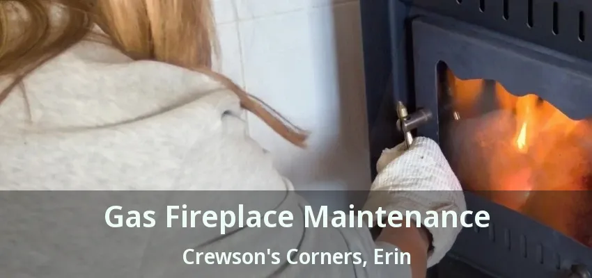Gas Fireplace Maintenance Crewson's Corners, Erin - ON