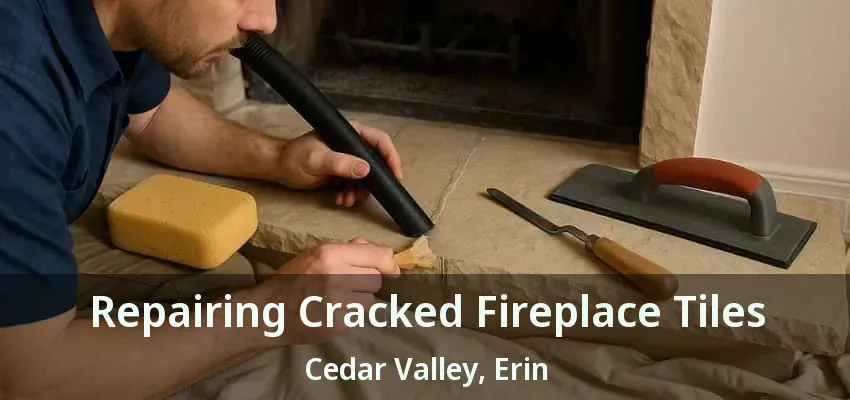 Repairing Cracked Fireplace Tiles Cedar Valley, Erin - ON