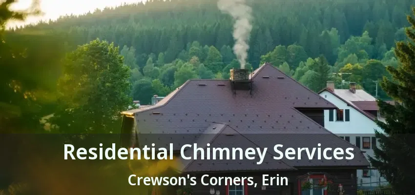 Residential Chimney Services Crewson's Corners, Erin - ON
